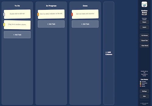 Kanban Board Screenshot